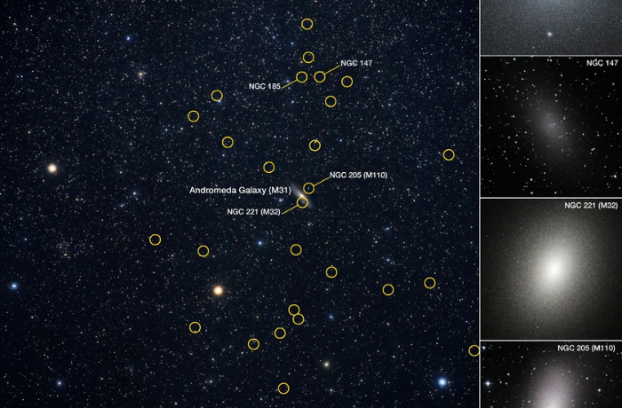 Az Andromeda-galaxis kísérőinek rejtélye