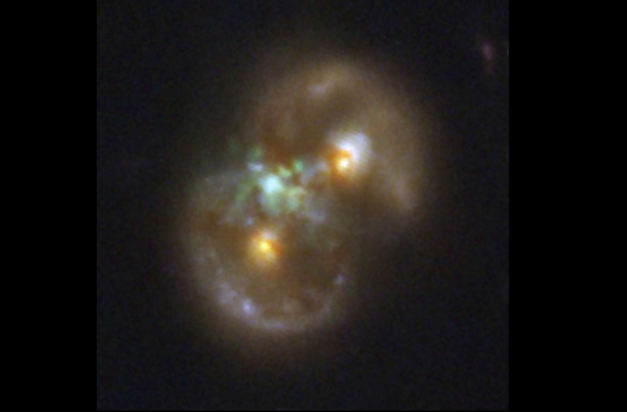 Közvetlen összeomlással kialakult szupernagy tömegű fekete lyukat fedeztek fel a Végtelen-galaxisban