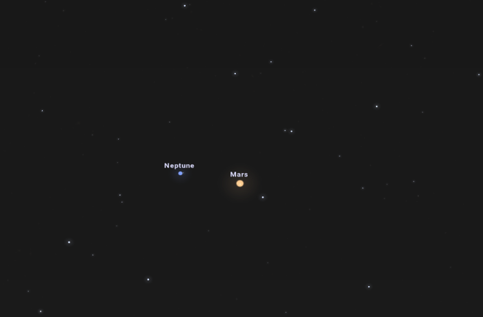 Hajnali hírmondó: a Mars és a Neptunusz szoros együttállása 