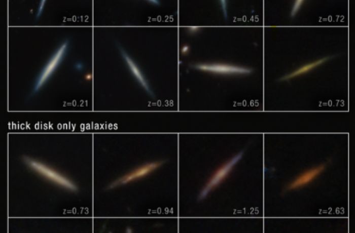 A James Webb-űrtávcső feltárja a galaxisok vastag és vékony korongjának eredetét