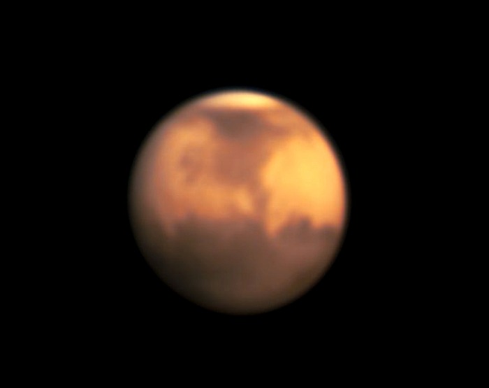 A Méhkas-halmazban ragyogó Mars - 10.11.